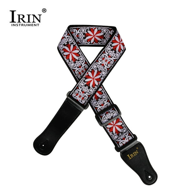 Red Lock-It Straps LIS 002 P2-RED 2-Inch Guitar Strap